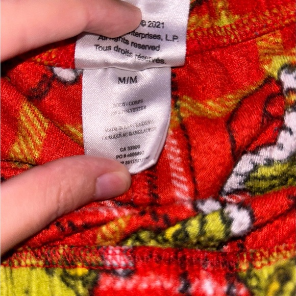kids grinch fleece pajamas - Picture 3 of 3